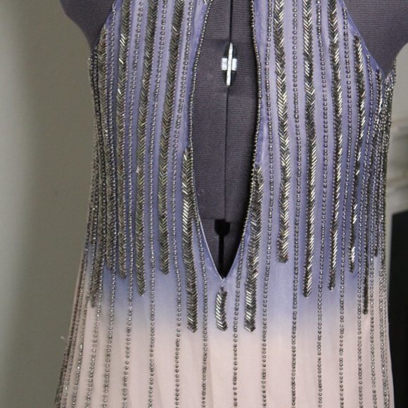 Parker dress Nordstrom Beaded Cocktail size Medium ombré - Picture 12 of 15